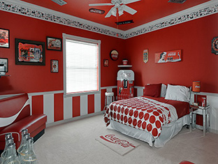 The Sweet Escape's Coca-Cola Bedroom