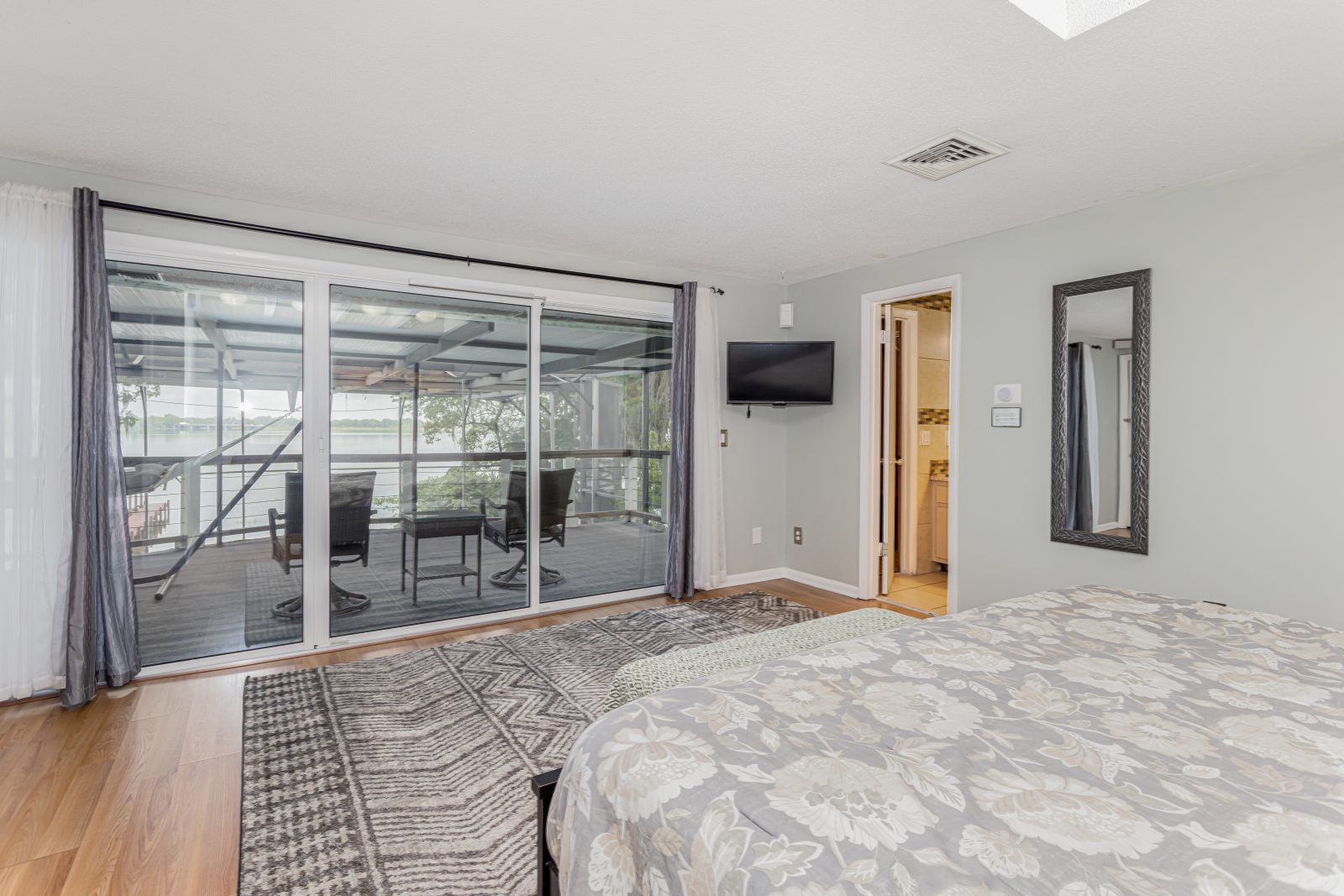 Wake to the lake and step onto your private balcony.