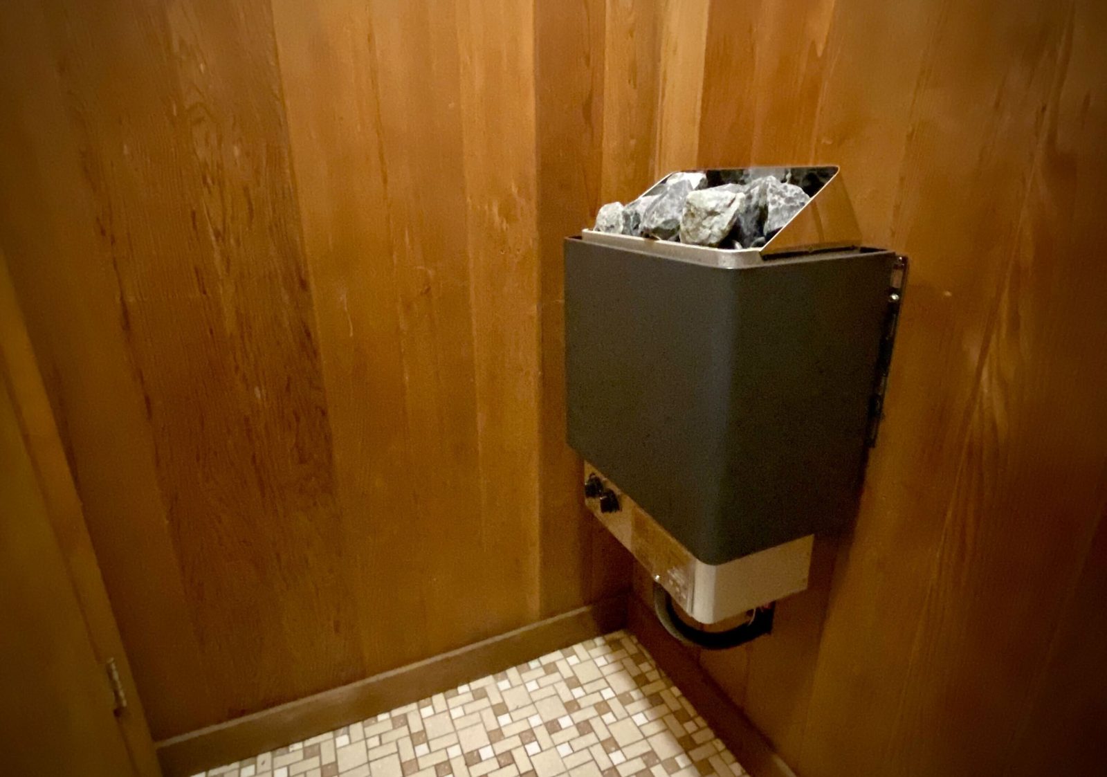 Sweat away the day in your own private cedar sauna.