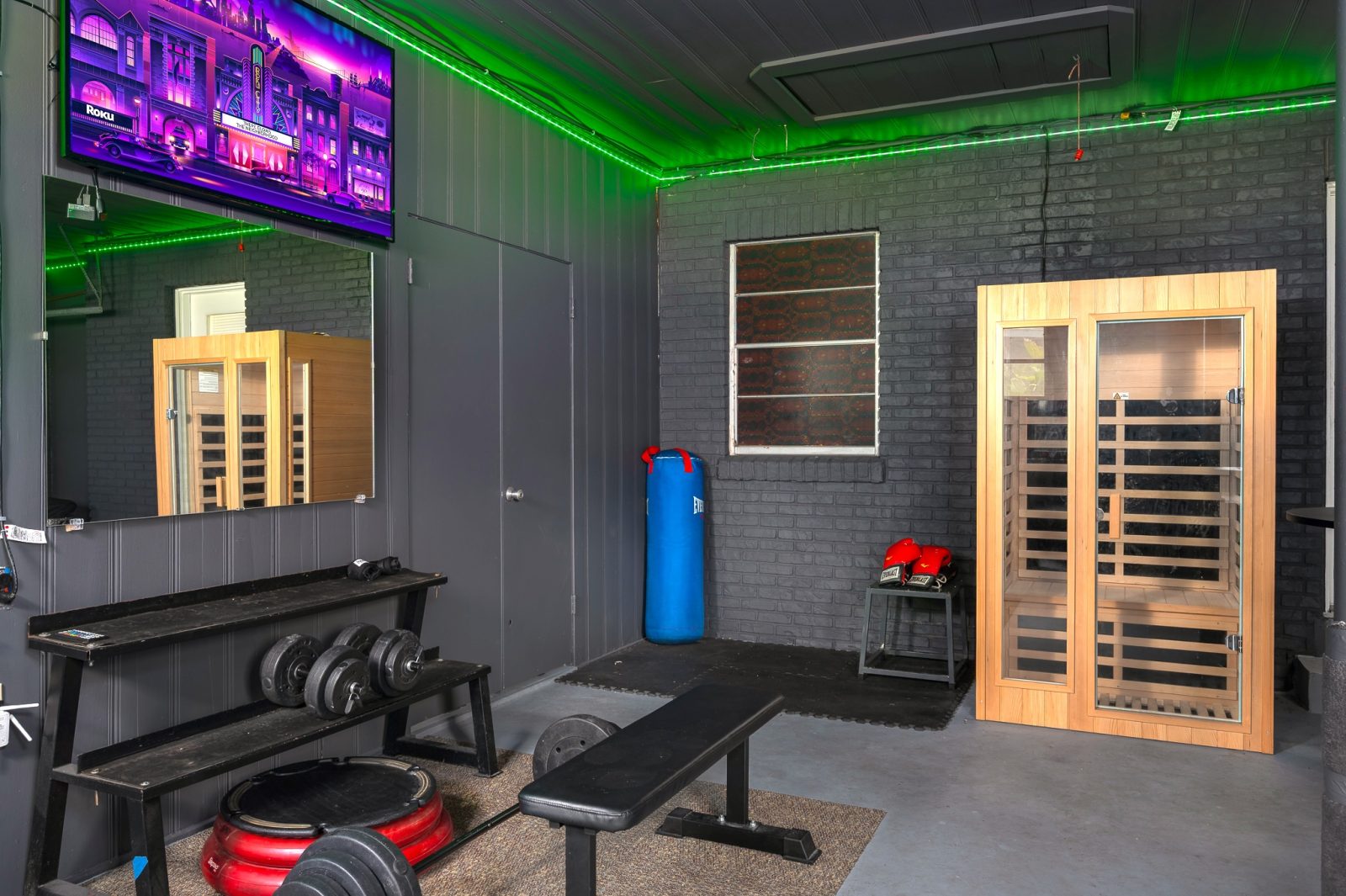 Train hard, then melt into the infrared sauna