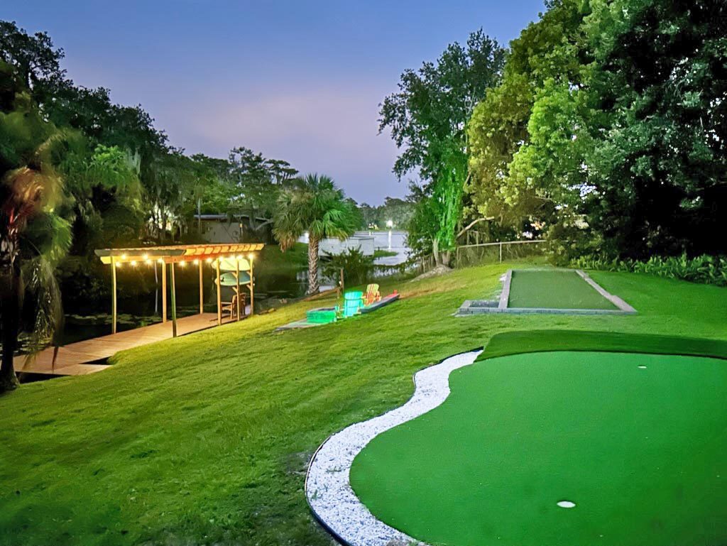 Putt, play, and watch the sunset