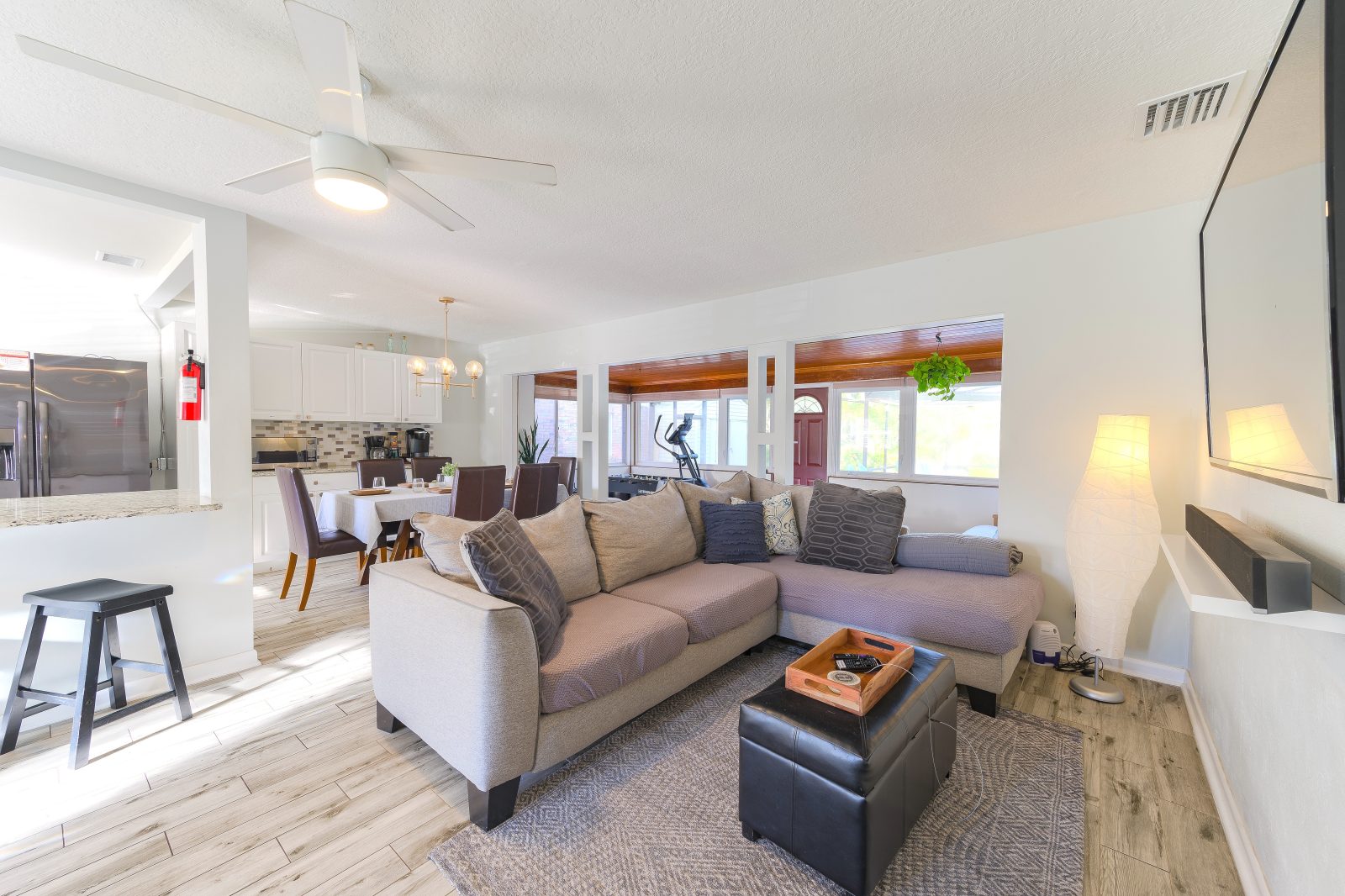 Sink in and stay awhile in the living room