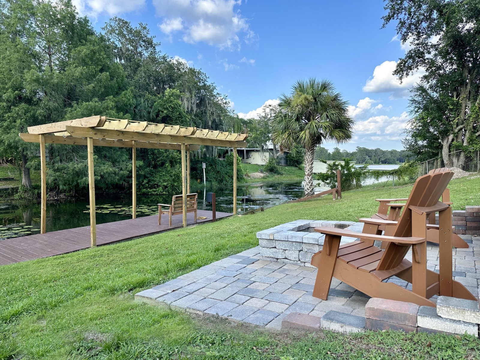 Shade, breeze, and an unbeatable lake view.