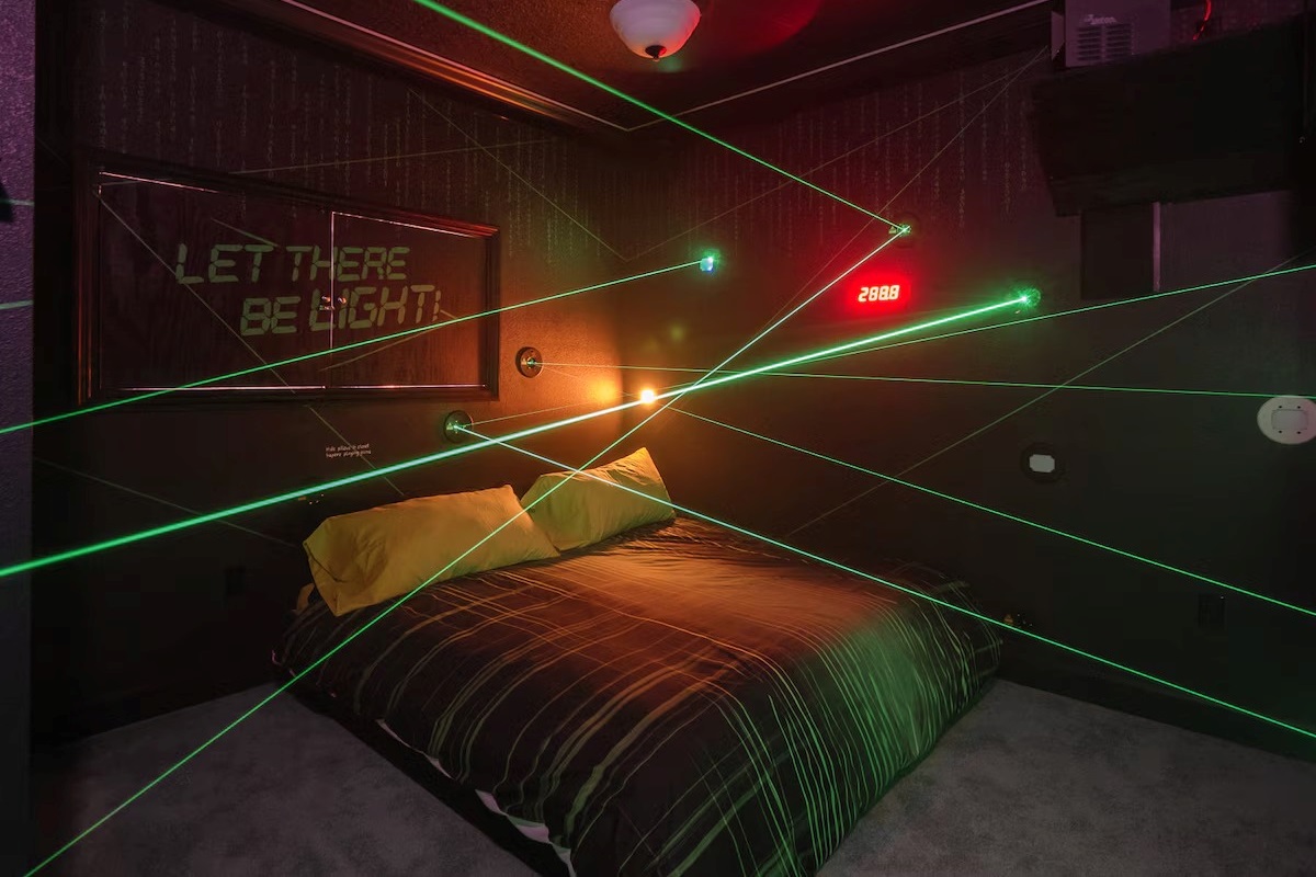 The Laser Games 2.0 room.