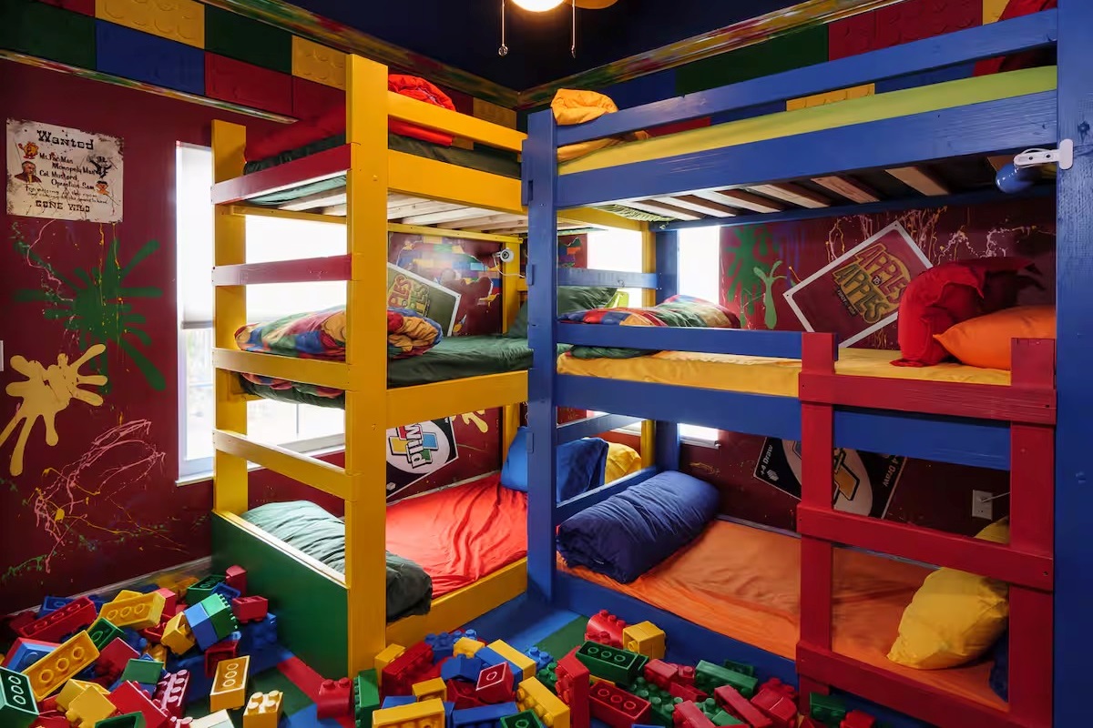 The Games Gone Wild Bedroom.