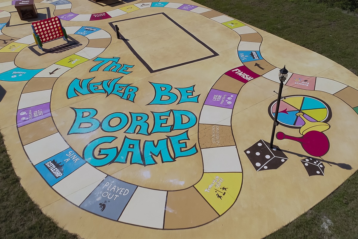 Play Our one of a kind "Never-Be-BORED" Game.