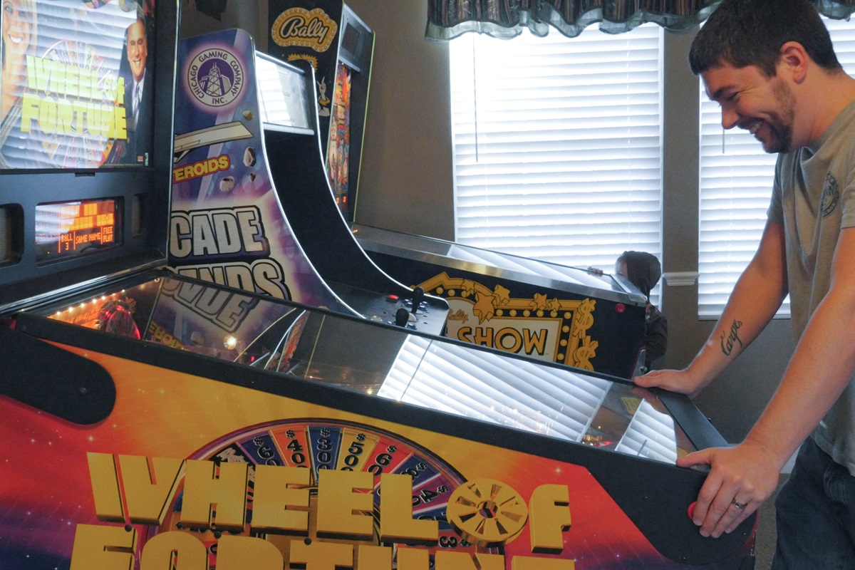 Pinball in the video game arcade.