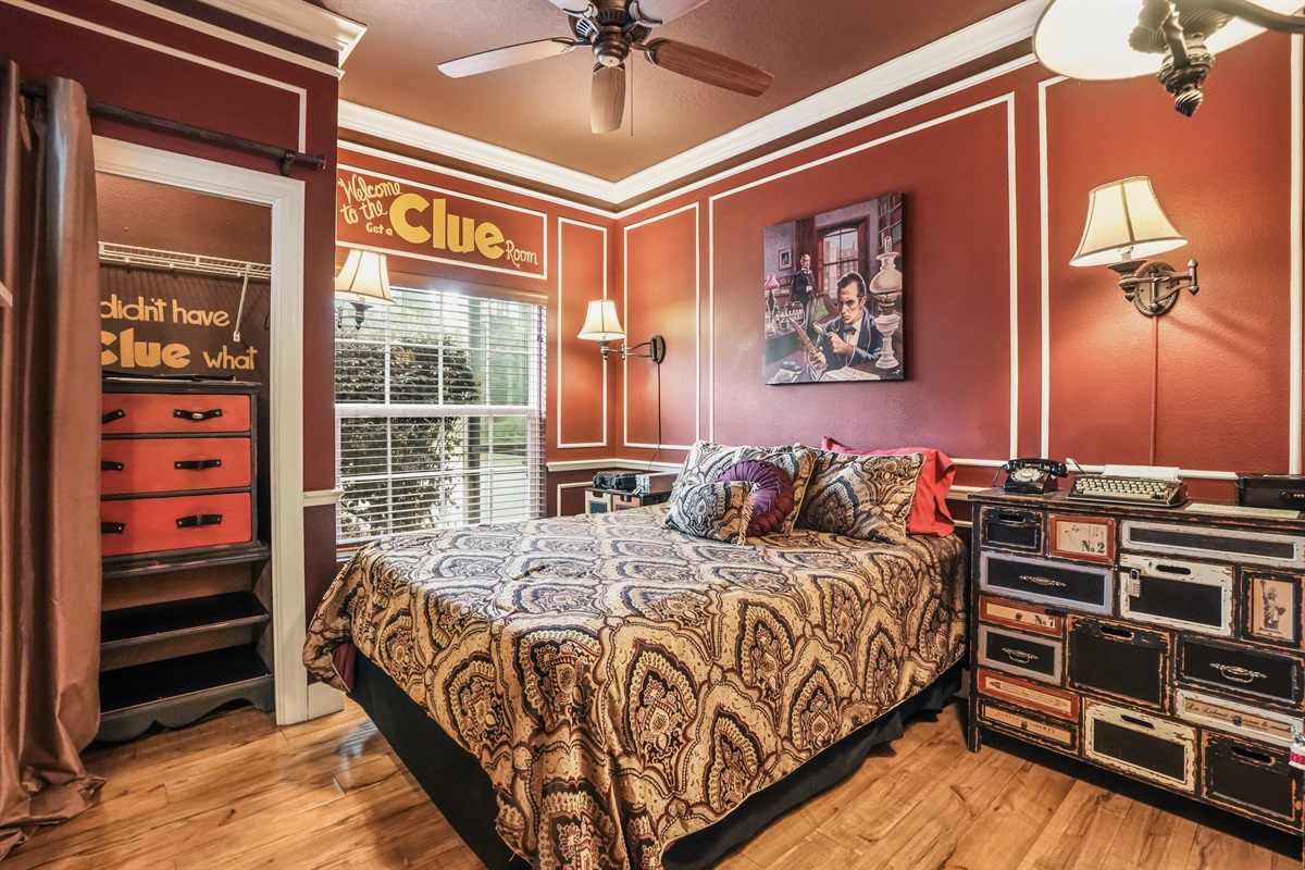 Inside the CLUE escape room.