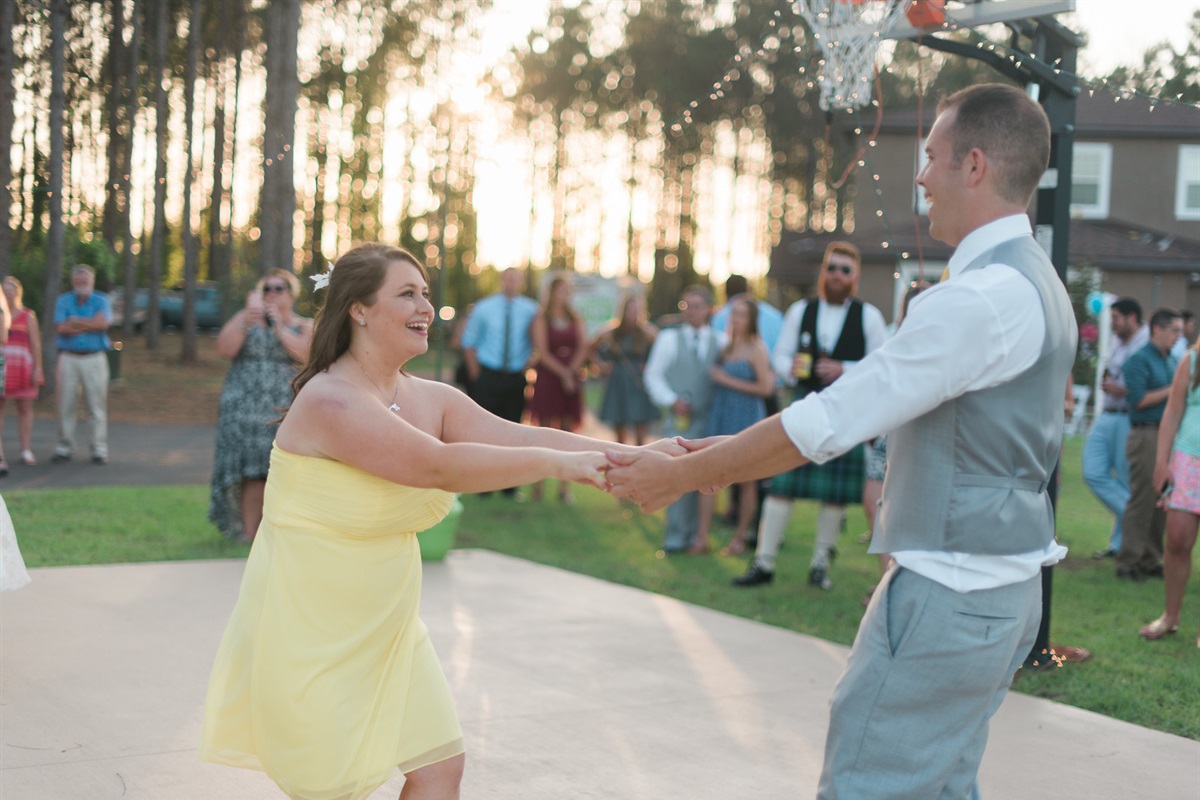 The first dance.