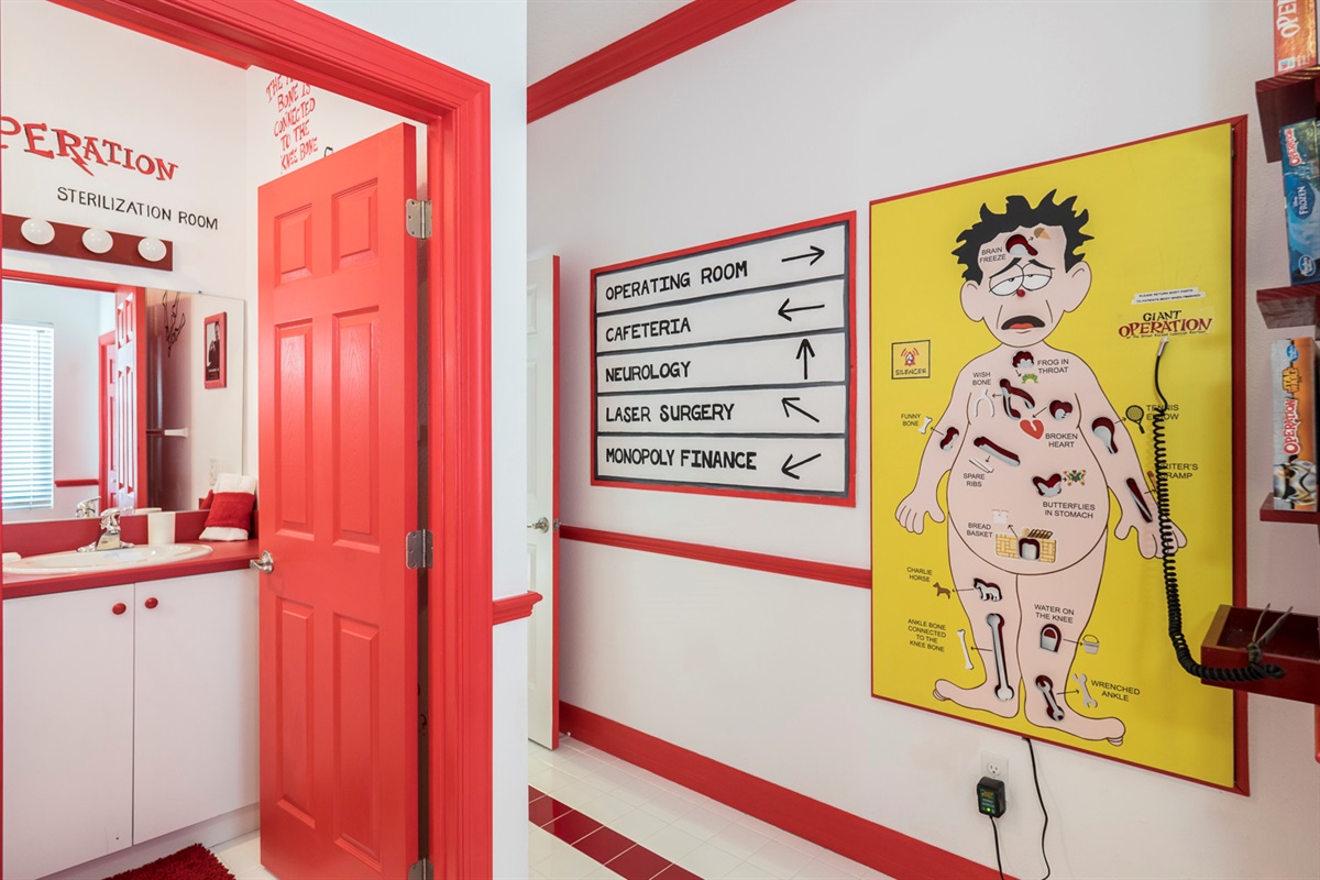 A themed bunk bedroom.