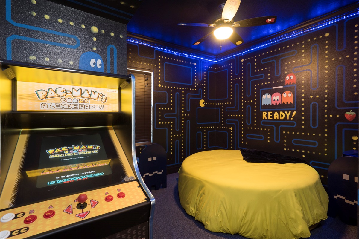 The Pac-Man bedroom.