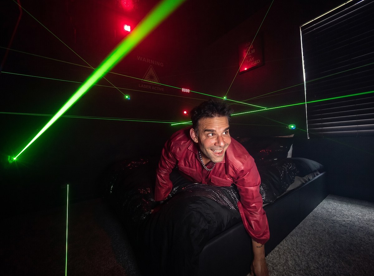 Sleep under the lasers