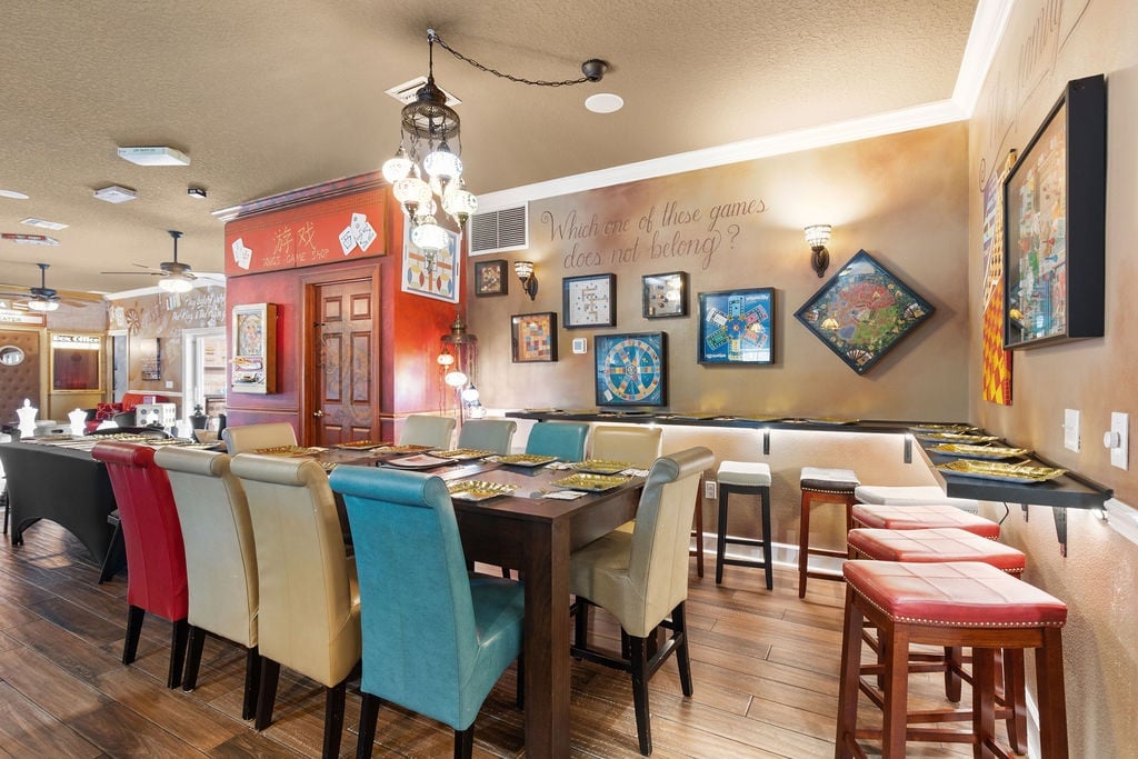 Dining space for the whole group.