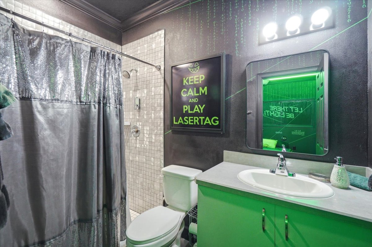 The Laser Tag Bathroom at The Great Escape Parkside, Clermont FL