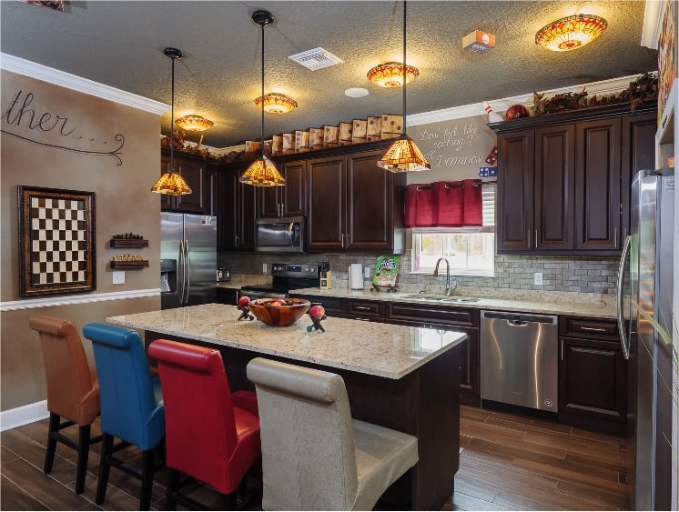 A kitchen equipped for 60 plus.