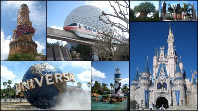 Orlando's theme parks, right up the road.