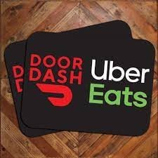 Delivery apps serve the estate.