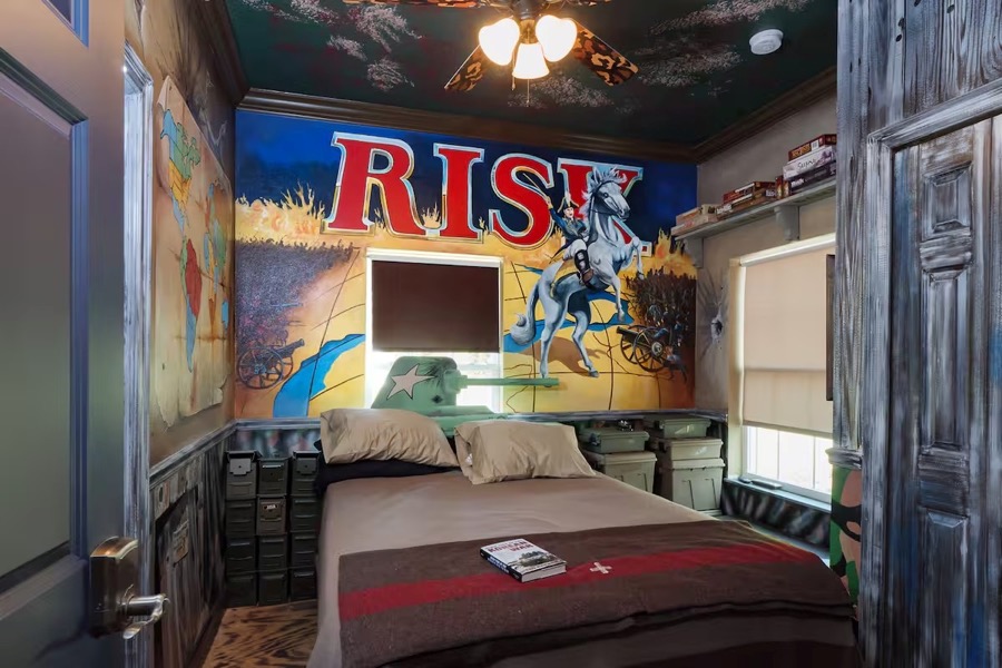 The RISK Escape Room & Bedroom at The Great Escape Parkside, Clermont FL