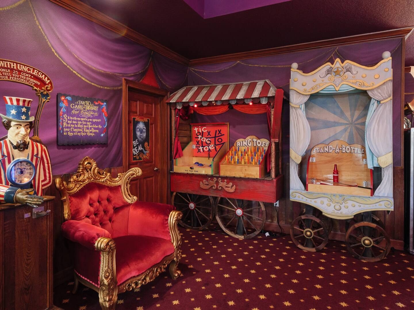 The carnival midway arcade room at The Great Escape Parkside