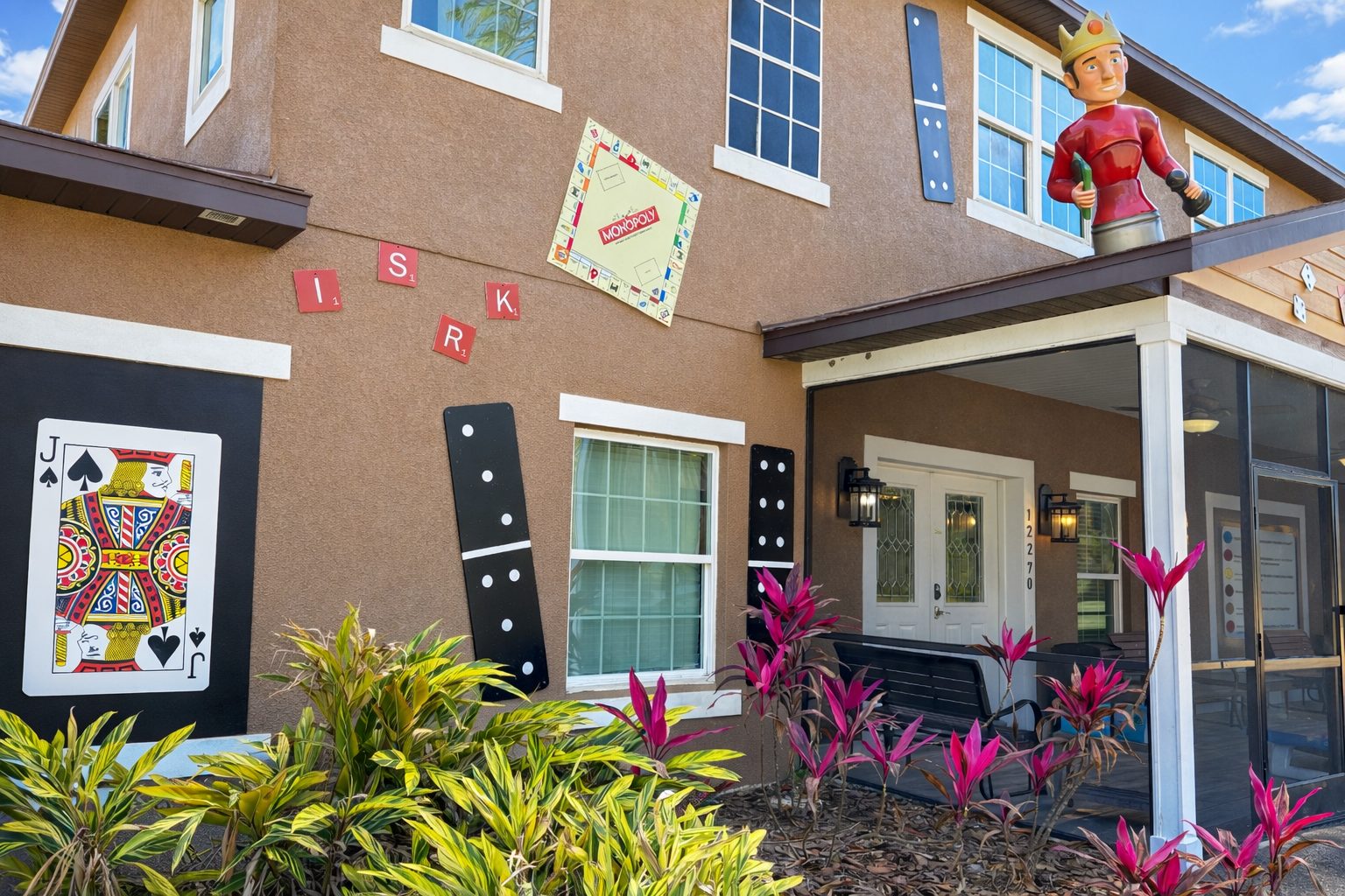 Every aspect of the house is themed.