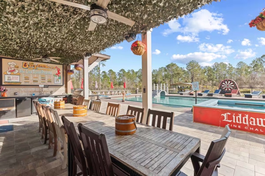 The BurgerTime Outdoor Kitchen
