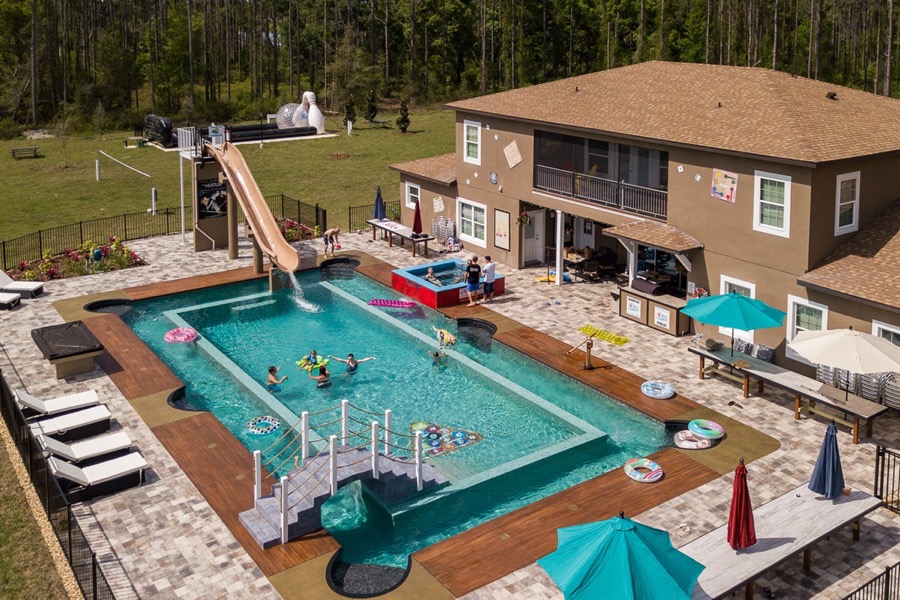 The Corner Pocket "Pool Pool" & Lazy River