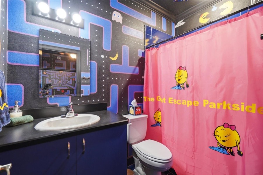 The Ms. Pac-Man 80s Bedroom at The Great Escape Parkside, Clermont FL