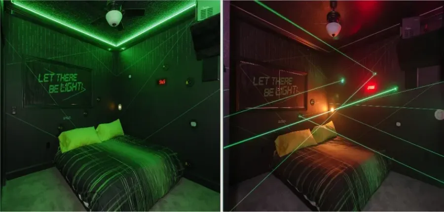 The Laser Games Bedroom at The Great Escape Parkside, Clermont FL