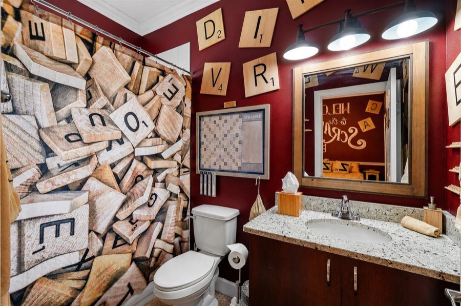 The Scrabble Deluxe Bedroom at The Great Escape Parkside, Clermont FL