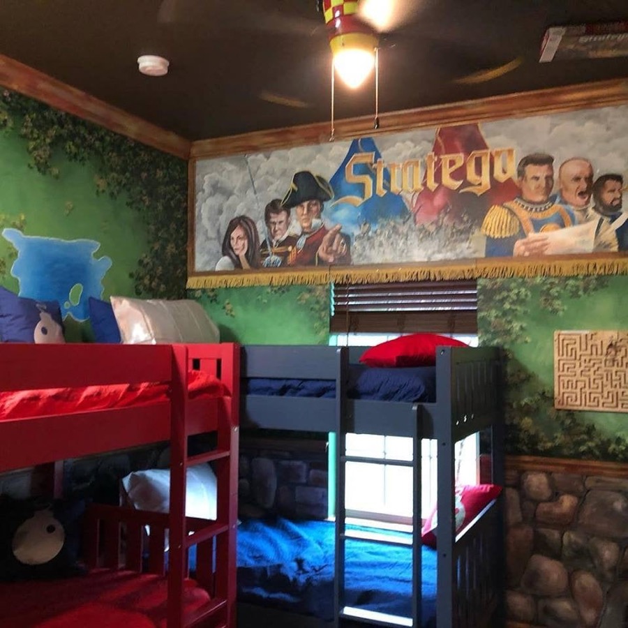 The Stratego Escape Game Bedroom at The Great Escape Parkside, Clermont FL
