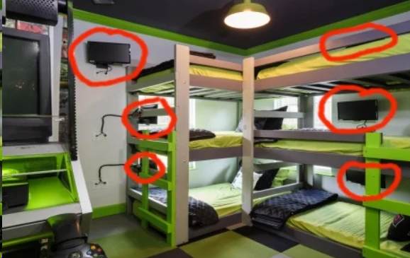 The XBox-Playstation Bedroom at The Great Escape Parkside, Clermont FL