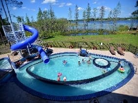 The GO FISH pool and Lazy River at Great Escape Lakeside near Orladndo, FL - The ultimate vacation home rental